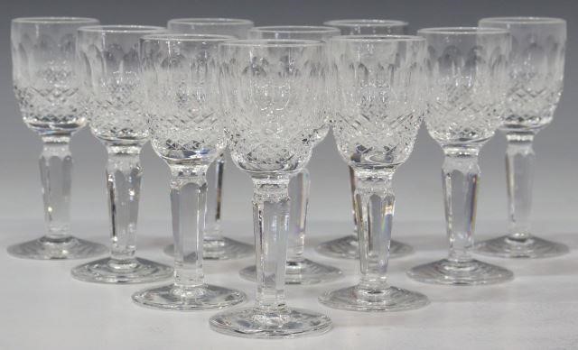 Appraisal: lot of Waterford Colleen cut crystal cordials acid-etched marked underfoot