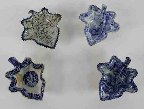 Appraisal: A Copeland Spode Italian pattern pickle dish and three others