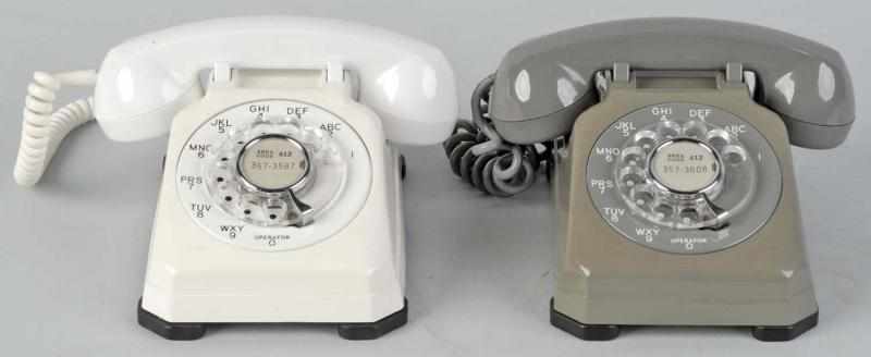 Appraisal: Lot of Stromberg-Carlson Phones Description Circa Both are plastic with