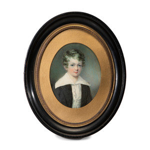 Appraisal: An English Miniature Portrait Circa depicting Henry Willoughby - future