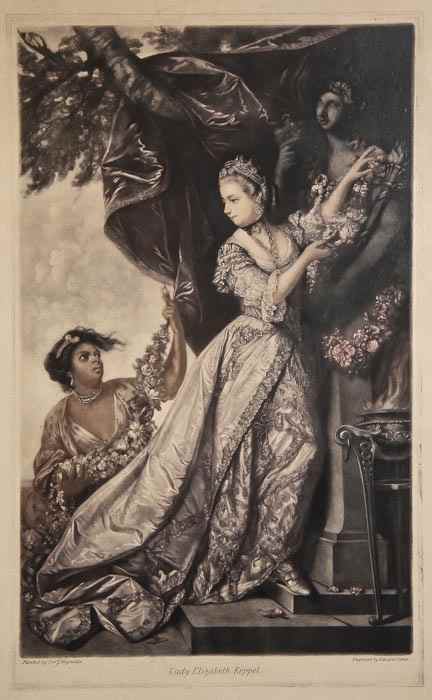 Appraisal: Fisher Edward Lady Elizabeth Keppel mezzotint printed in colour on