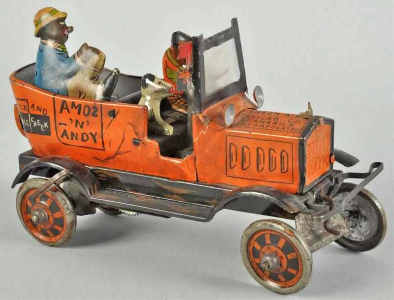 Appraisal: Tin Litho Marx Amos 'N Andy Taxi Wind-Up Toys Description