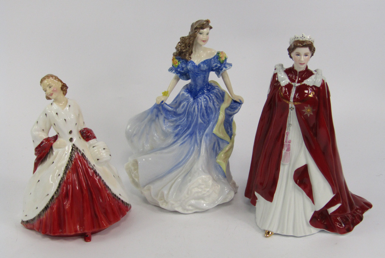 Appraisal: A Royal Worcester figure In Celebration of The Queen's th