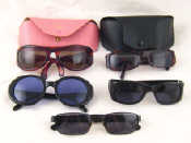 Appraisal: Five pairs of sunglasses two by Cutler Gross and Kate