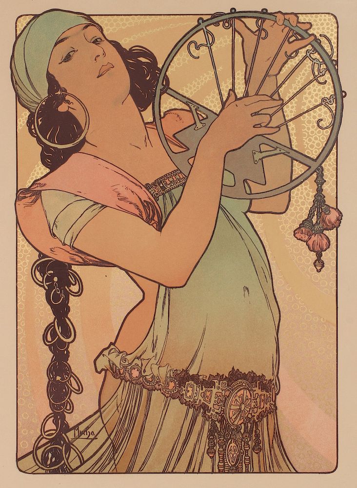 Appraisal: ALPHONSE MUCHA POSTER 'SALOME' FOR L'ESTAMP MODERNE Alphonse Maria Mucha