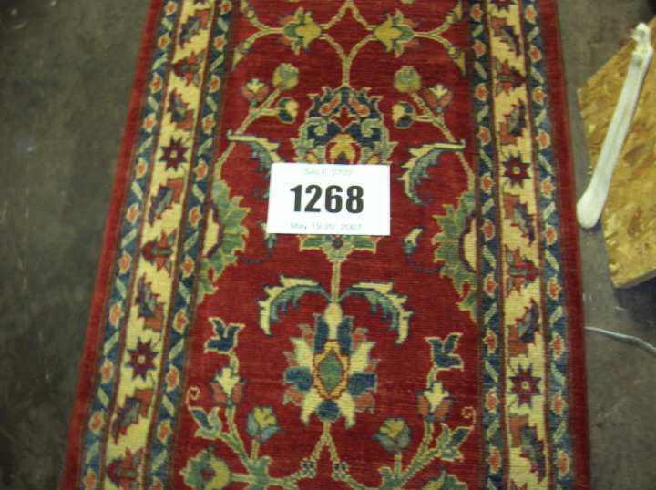 Appraisal: Uzbek Ziegler Mahal Runner ' x '