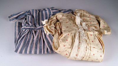 Appraisal: FOUR PIECES OF ANTIQUE DOLL CLOTHING Items that would probably