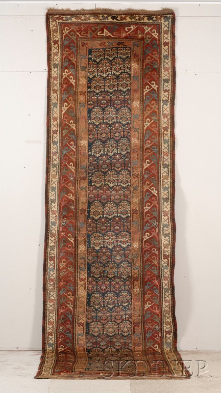 Appraisal: South Caucasian Long Rug late th century very small crease