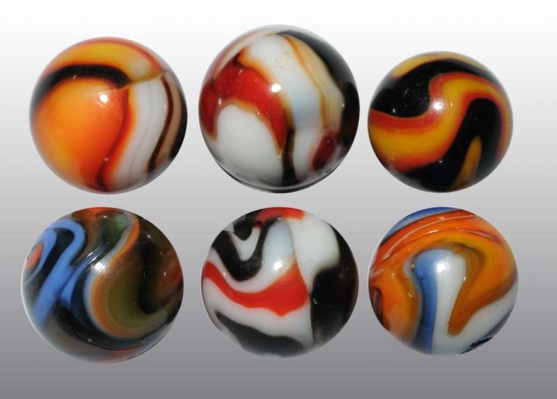 Appraisal: Lot of Assorted Peltier Marbles Description Includes two rebels one