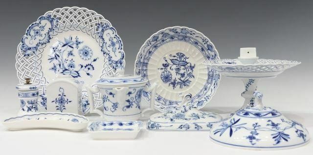 Appraisal: lot of Meissen and other porcelain tableware collection in the