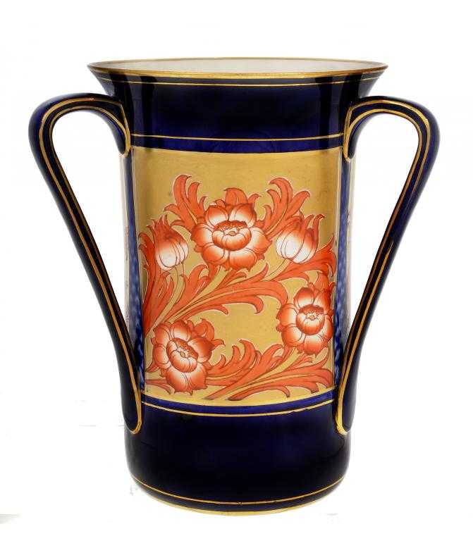 Appraisal: A JAMES MACINTYRE CO AURELIAN WARE VASE DESIGNED BY WILLIAM