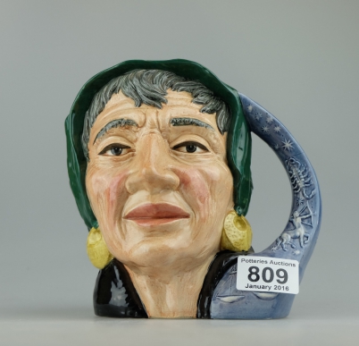 Appraisal: Royal Doulton Large Character Jug The Fortune Teller D