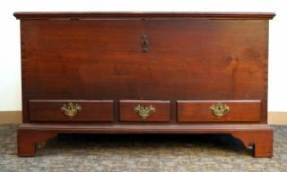 Appraisal: Walnut Blanket Chest An th or th C American Northeastern