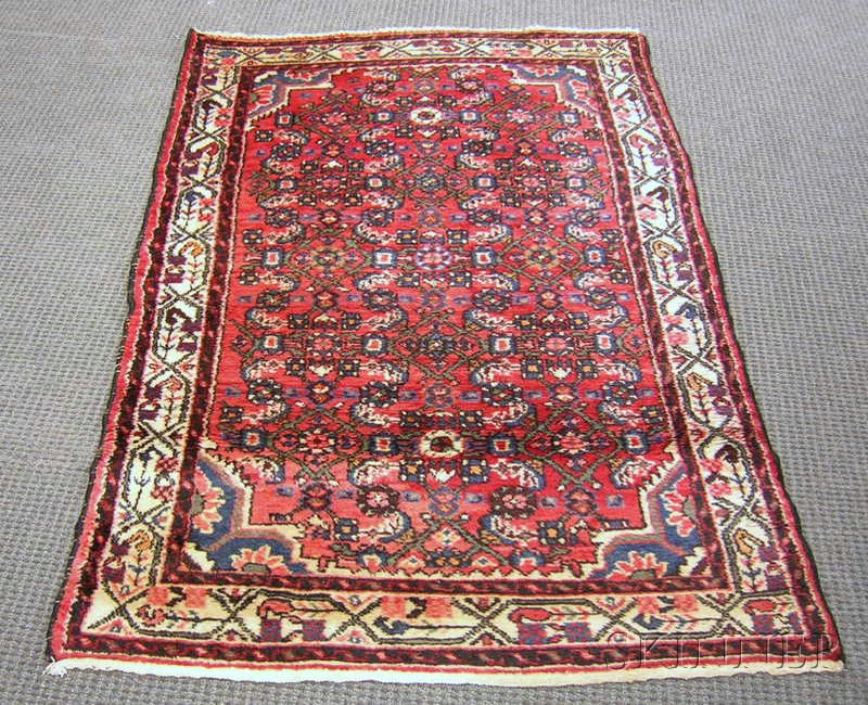 Appraisal: Hamadan Rug Northwest Persia th century ft in x ft