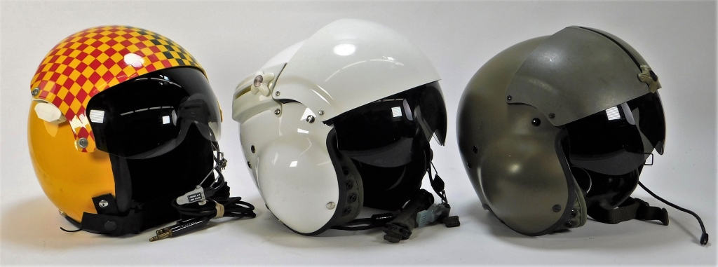 Appraisal: PC GENTEX CORPORATION FLIGHT HELMETS United States th Century Includes