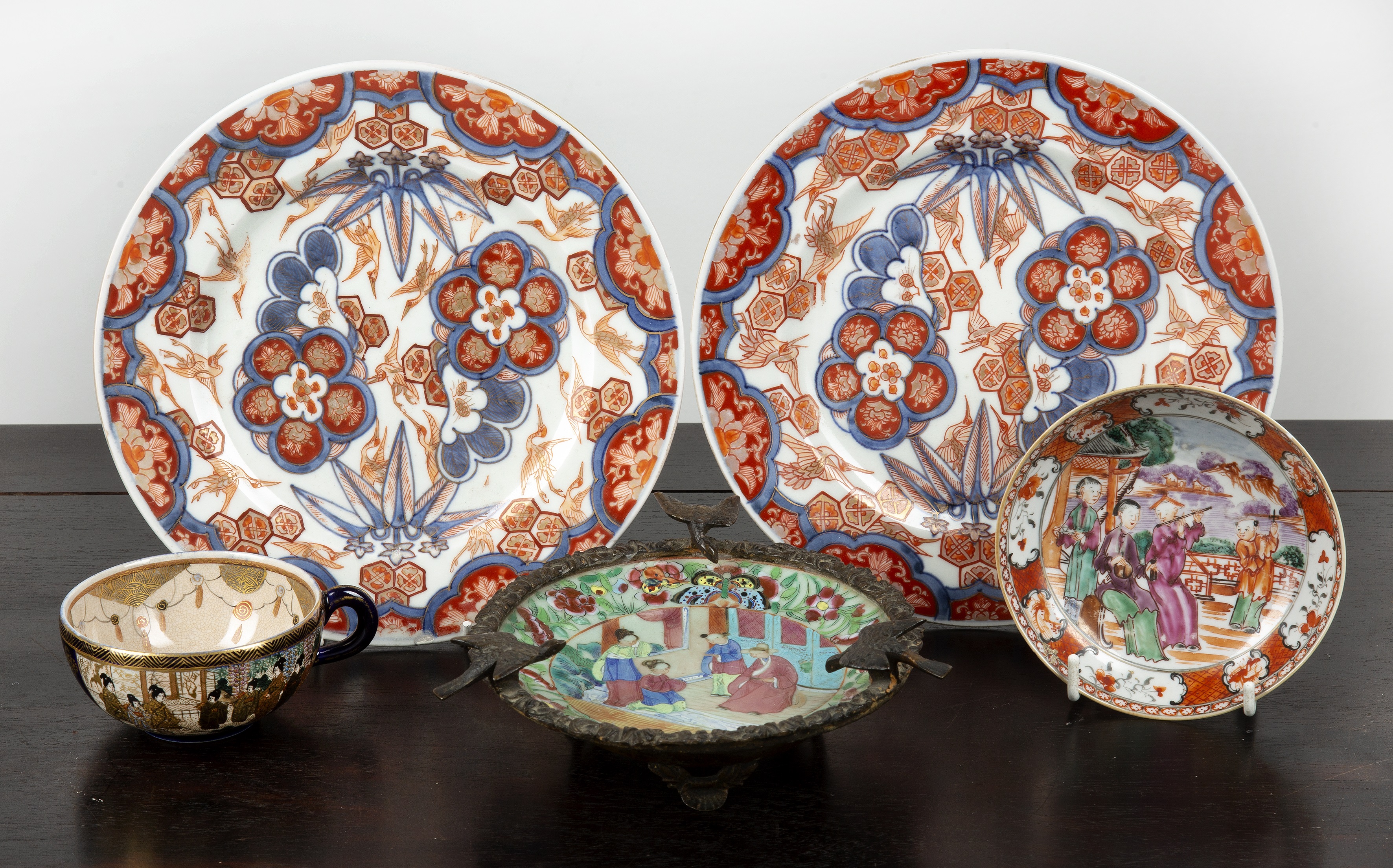 Appraisal: Group of piecesChinese and Japanese to include a pair of