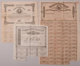 Appraisal: Sheets Confederate Bonds Sheets of Confederate Bonds st Sheet Second