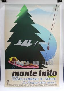 Appraisal: Italian Vintage Travel Poster Mario Puppo Mario Puppo Italian -