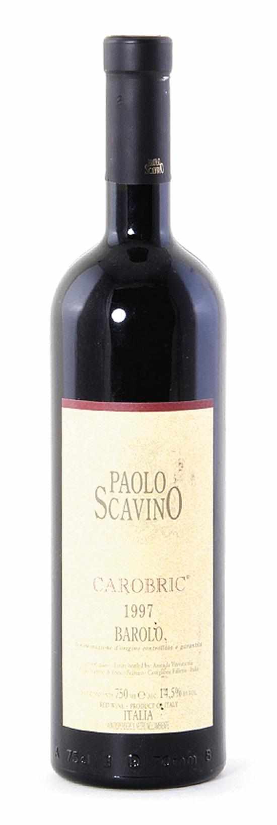 Appraisal: Paolo Scavino Barolo Carobric Piedmont Italy L bottles Provenance Atlanta