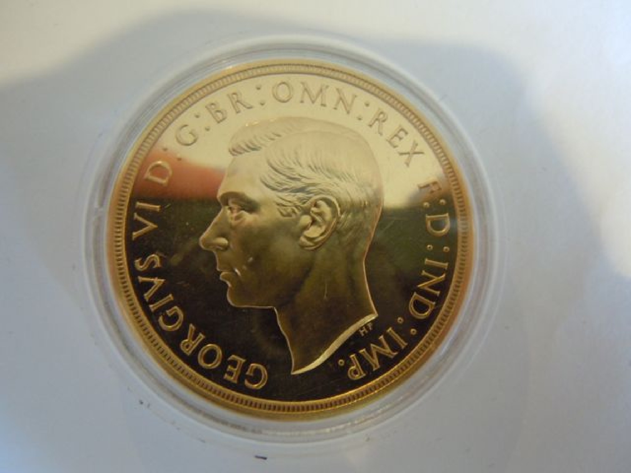 Appraisal: A King George VI Coronation Year ct Gold Five Pounds