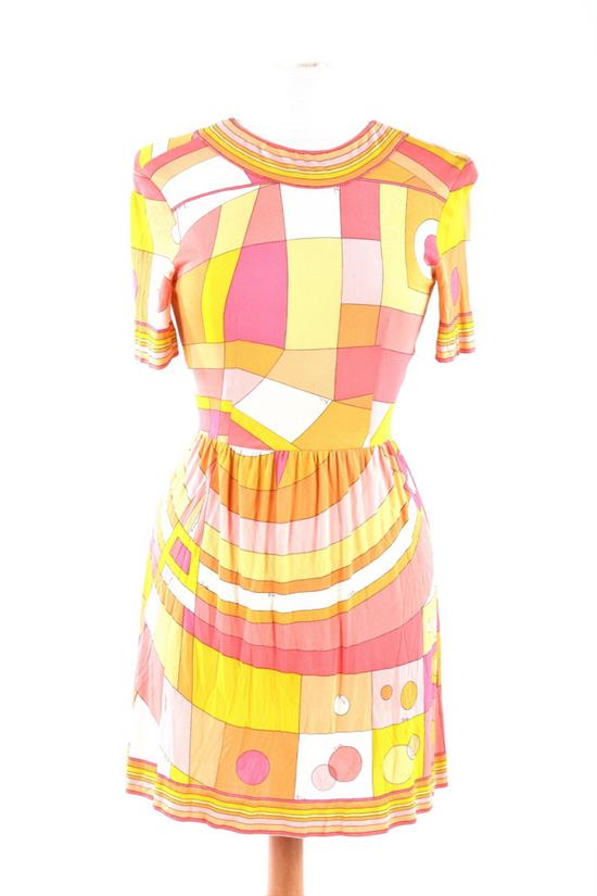 Appraisal: EMILIO PUCCI MINI DRESS s Emilio Pucci Florence-Italy label Printed