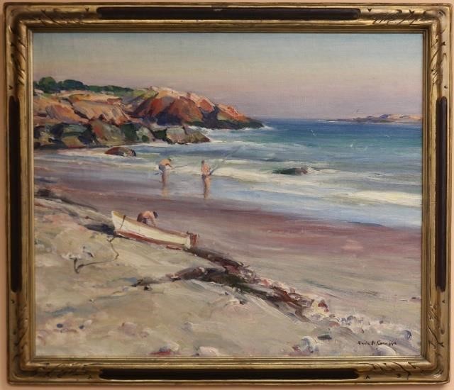 Appraisal: EMILE ALBERT GRUPPE - MA OIL PAINTINGON CANVAS DEPICTING A