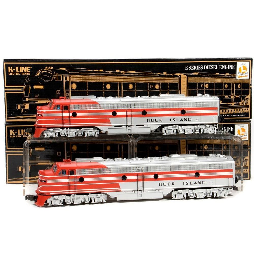 Appraisal: K-Line quantity K- O Gauge Rock Island E A Locomotives