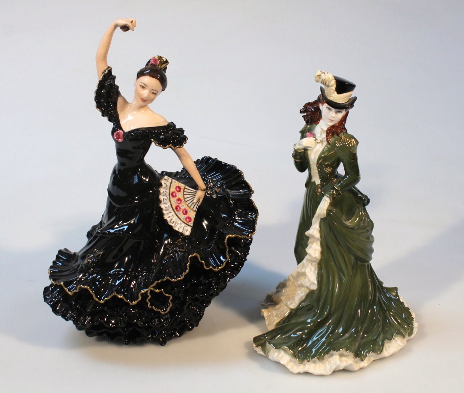 Appraisal: A limited edition Coalport Flamenco figure no cm high and