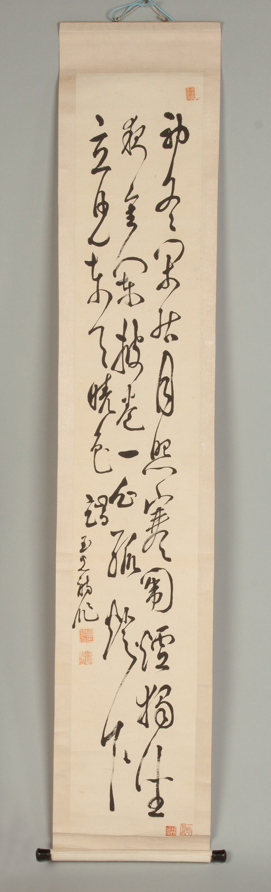 Appraisal: Group of Three Chinese Scrolls By Gyokuka C Overall x