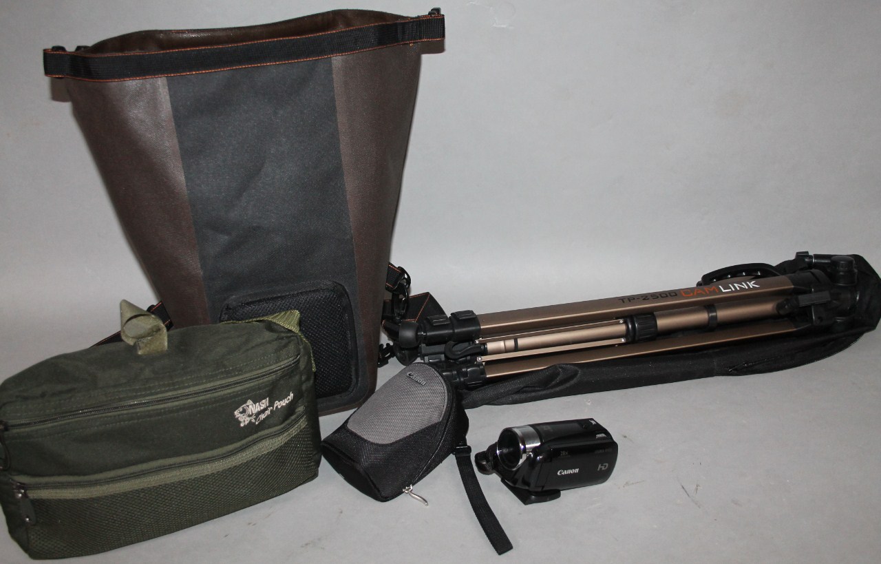 Appraisal: Various cameras and associated equipment to include Canon HD with