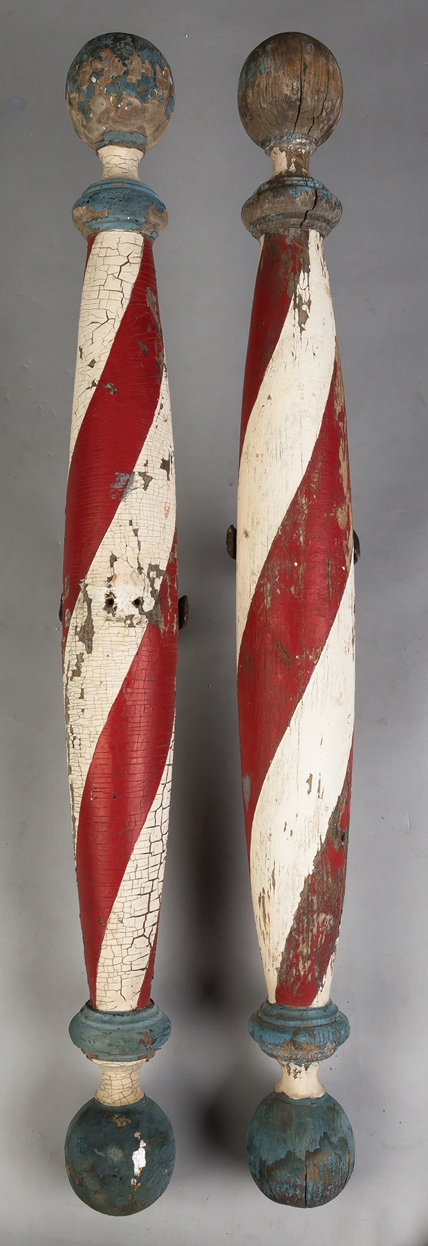 Appraisal: Pair of Barber Poles th century