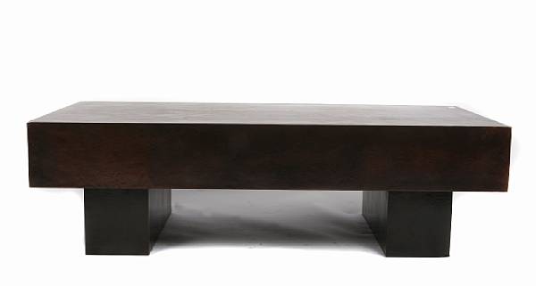 Appraisal: A Robert Kuo low T table height in width ft