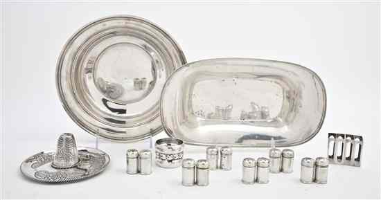 Appraisal: A Collection of American Sterling Silver Articles comprising a Gorham