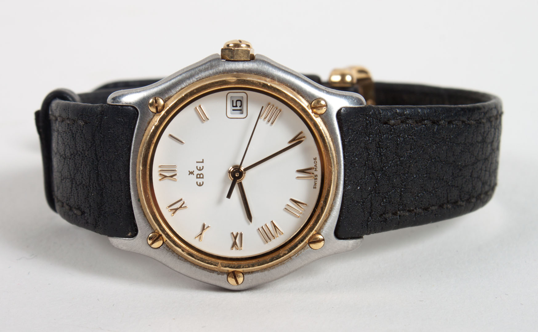 Appraisal: Lady's Ebel K SS two-tone watch K gold bezel stainless