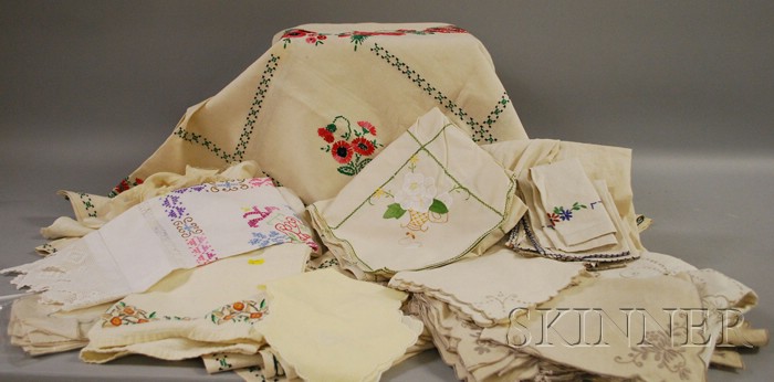 Appraisal: Group of Assorted Table Linens