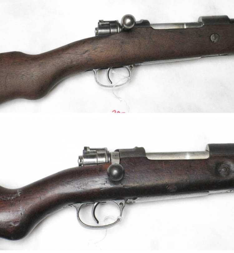 Appraisal: TWO SPORTERIZED BOLT ACTION MAUSER RIFLES Brazilian model mm Mauser