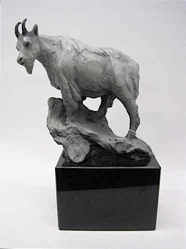 Appraisal: TERRI MALEC OSBORNE BRONZE SCULPTURE San Juan Islands Washington ''Highlander''