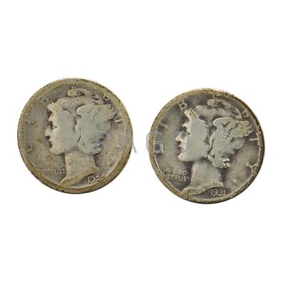 Appraisal: U S C COINS Mercury and Roosevelt Condition Report