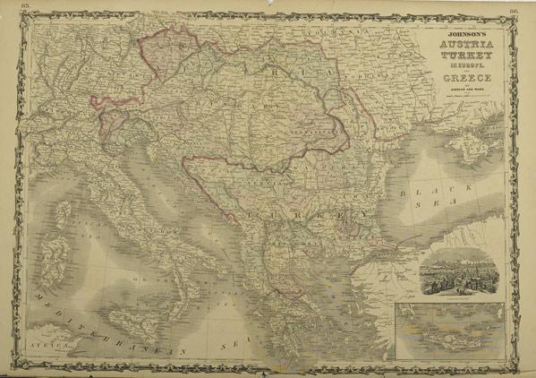 Appraisal: MAPS SCENIC ENGRAVINGS th c - th c Three Johnson