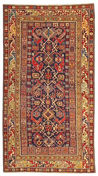 Appraisal: A Shirvan carpet Caucasus late th century size approximately ft