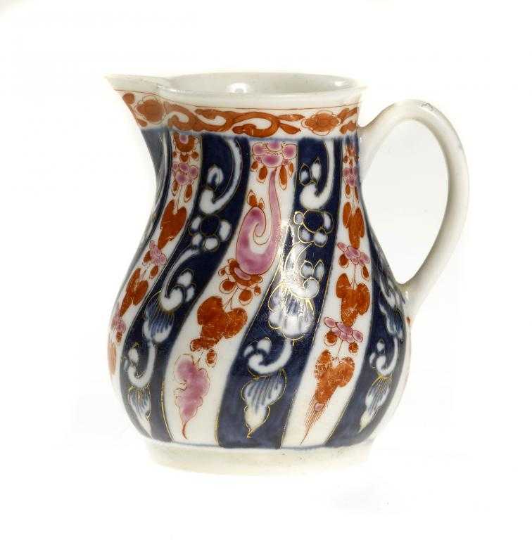 Appraisal: A WORCESTER SPARROW BEAK JUG decorated with the Queen Charlotte