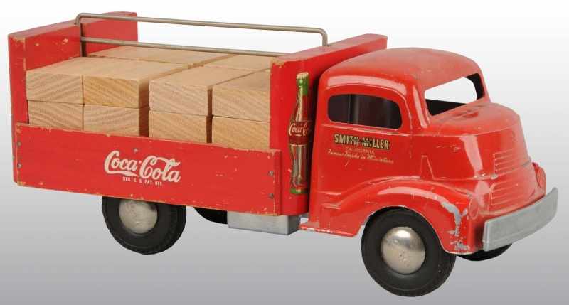 Appraisal: Coca-Cola Truck with Wood Crates Description s Smith-Miller Wood and