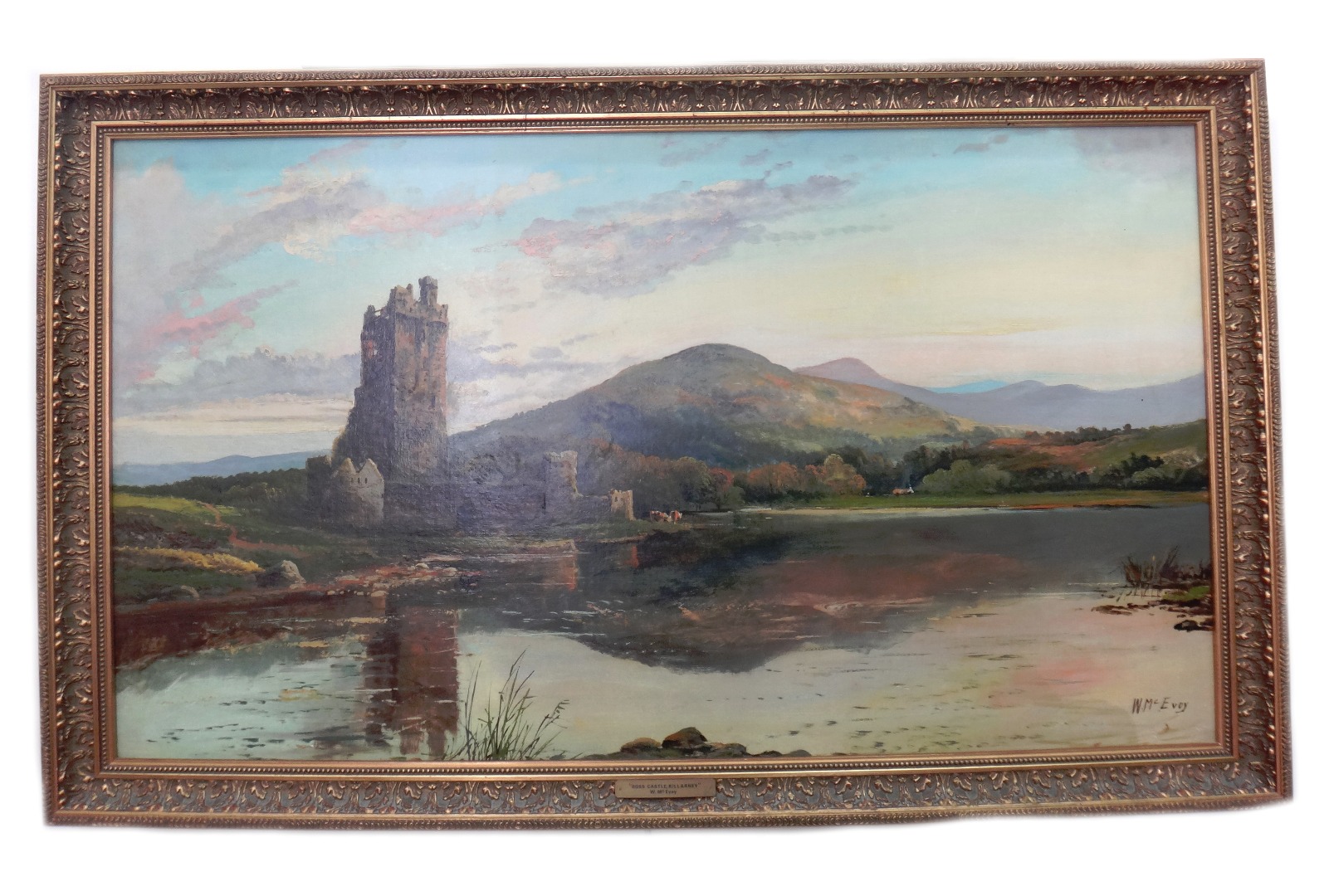 Appraisal: Follower of William McEvoy Irish fl - Ross Castle Killarney