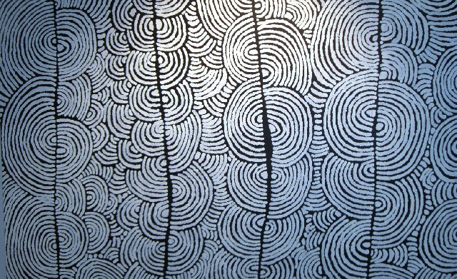 Appraisal: Yakari Napaltjarri b Untitled acrylic on canvas x cm Collection