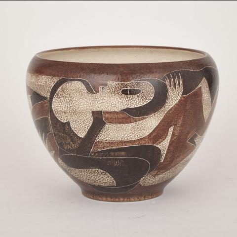 Appraisal: Brooklin Pottery Jardini re Theo and Susan Harlander s height