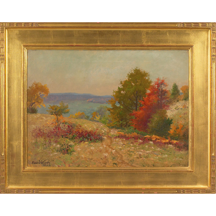 Appraisal: Frank Joseph Girardin American - Among the Hills at Metamora