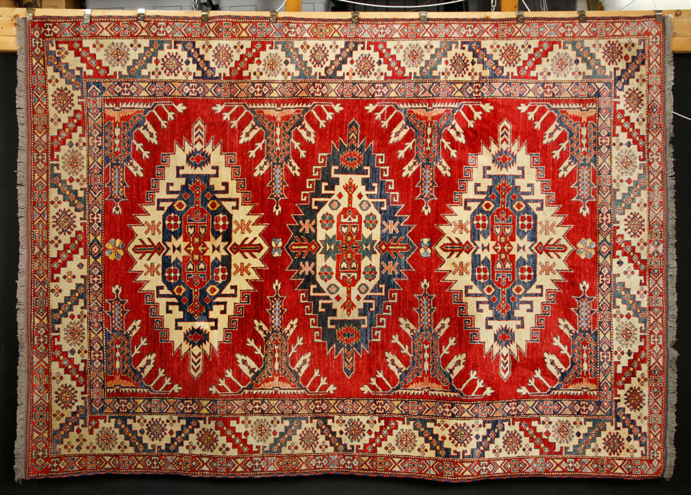 Appraisal: - Middle Eastern Carpet Middle Eastern carpet approximately ' x