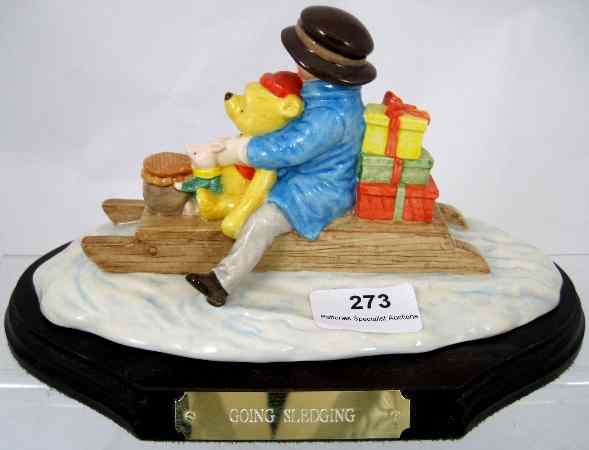 Appraisal: Royal Doulton Winnie the Pooh Tableau Going Sledging WP limited