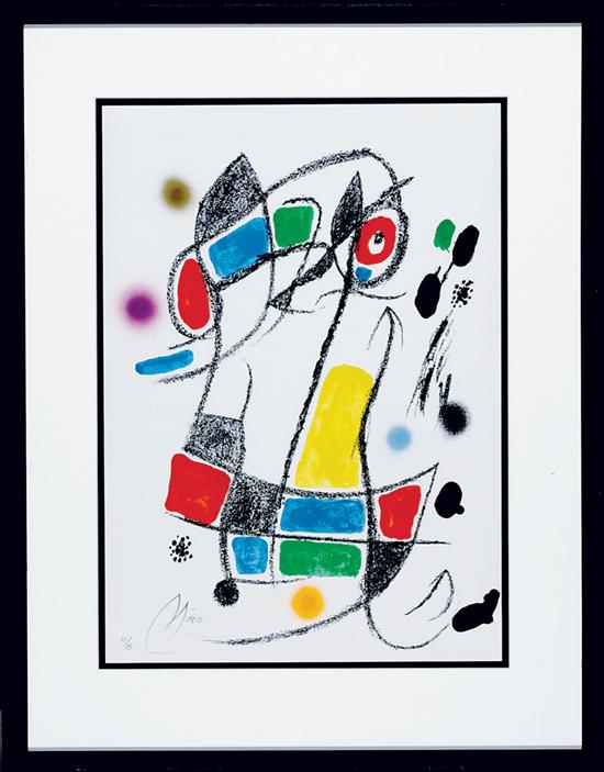 Appraisal: Joan Miro after Spanish - MARAVILLAS CON VARIACIONES ACROSTICAS EN