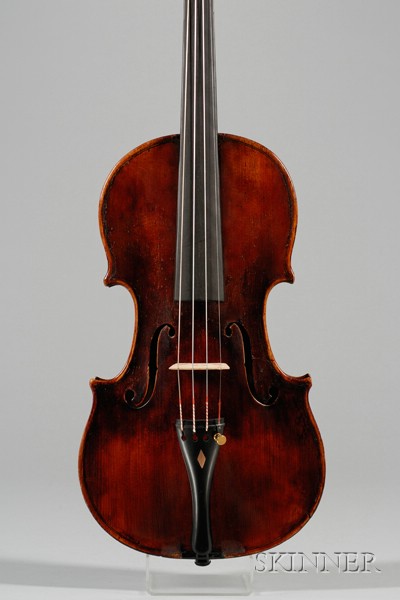 Appraisal: French Violin c marked internally A BOR length of two-piece